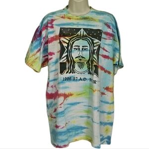 Vintage Jesus Christ Superstar Musical 1996-97 AD Tour Tie Dye T-Shirt X-Large